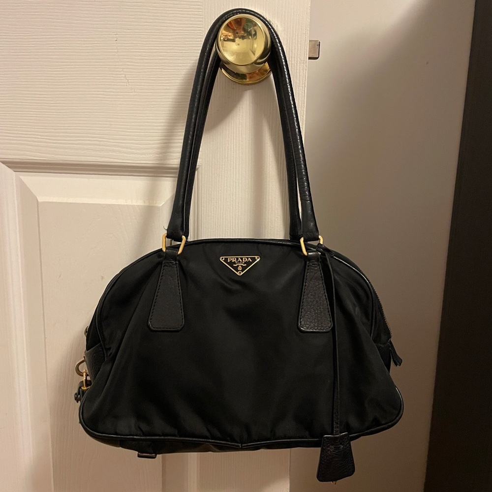 Prada Tessuto Nylon Shoulder handbag EUC